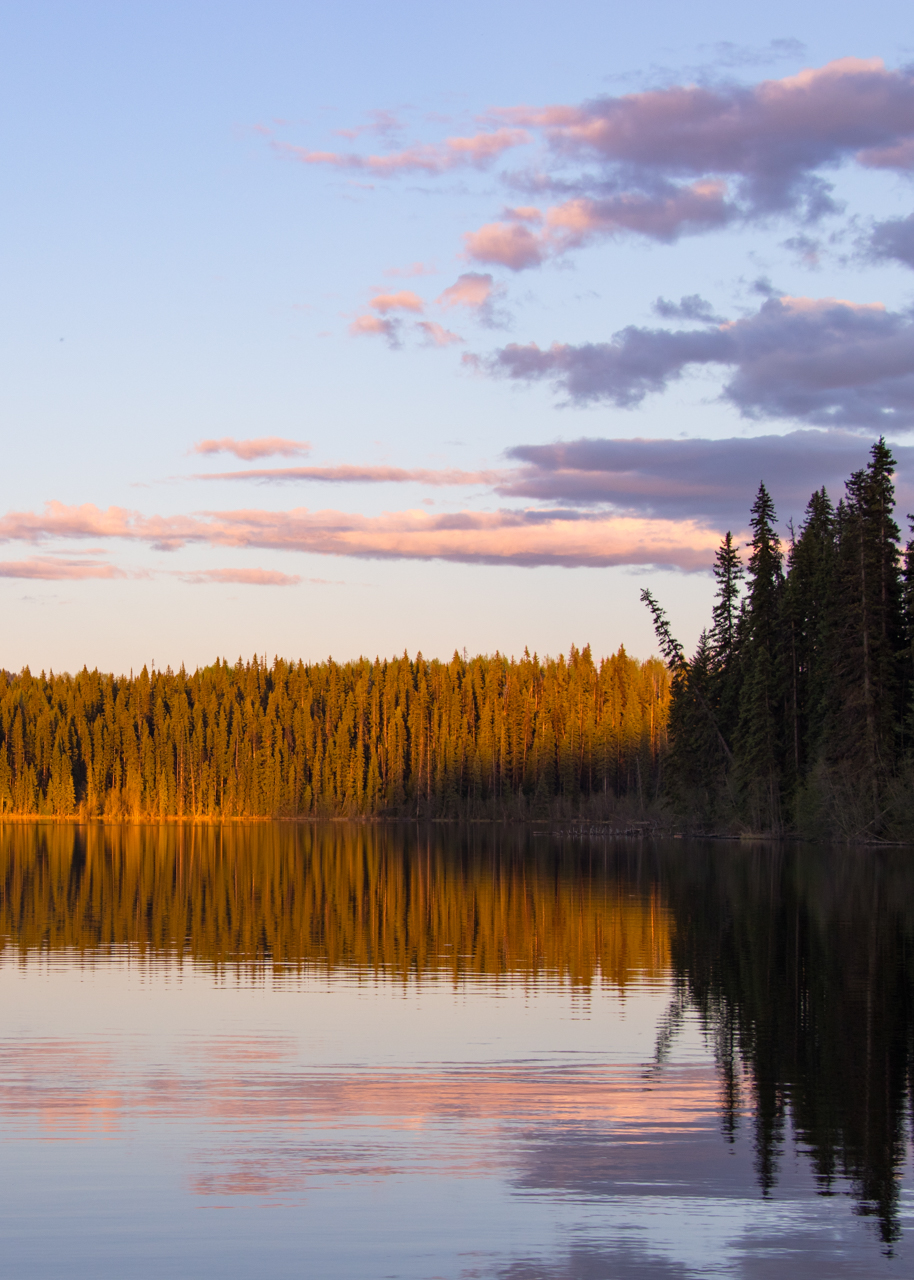 lac des roches sunset